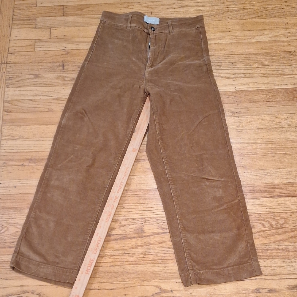 Everlane Wide Leg Tan Pants